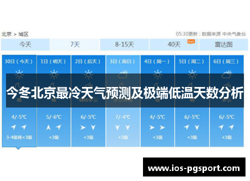 今冬北京最冷天气预测及极端低温天数分析